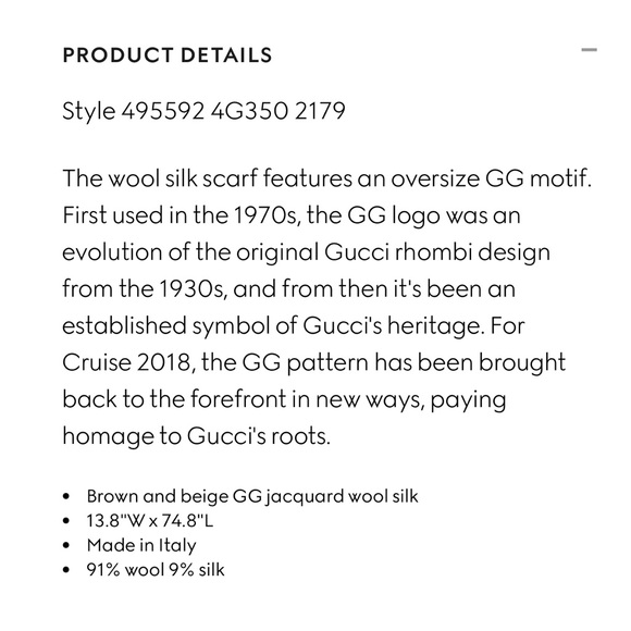 GUCCI scarf - Picture 3 of 4